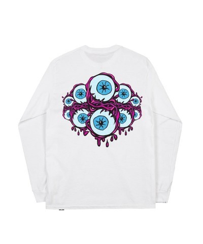 Incubus Eyeballs Longsleeve (White) $13.17 Shirts