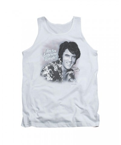 Elvis Presley Tank Top | LONESOME TONIGHT Sleeveless Shirt $6.48 Shirts