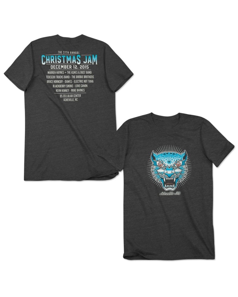 Warren Haynes 2015 Christmas Jam T-Shirt Gray $7.80 Shirts