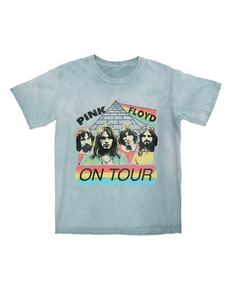 Pink Floyd T-shirt | 1980 Live In Concert Colorful Design Distressed Color Blast Shirt $9.88 Shirts