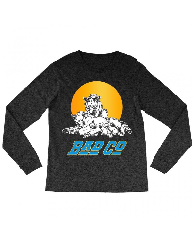 Bad Company Long Sleeve Shirt | Run With The Pack Retro Sun Shirt $11.38 Shirts