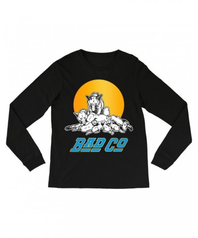 Bad Company Long Sleeve Shirt | Run With The Pack Retro Sun Shirt $11.38 Shirts