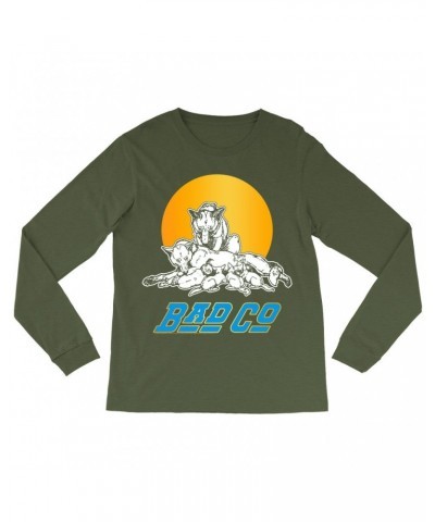 Bad Company Long Sleeve Shirt | Run With The Pack Retro Sun Shirt $11.38 Shirts