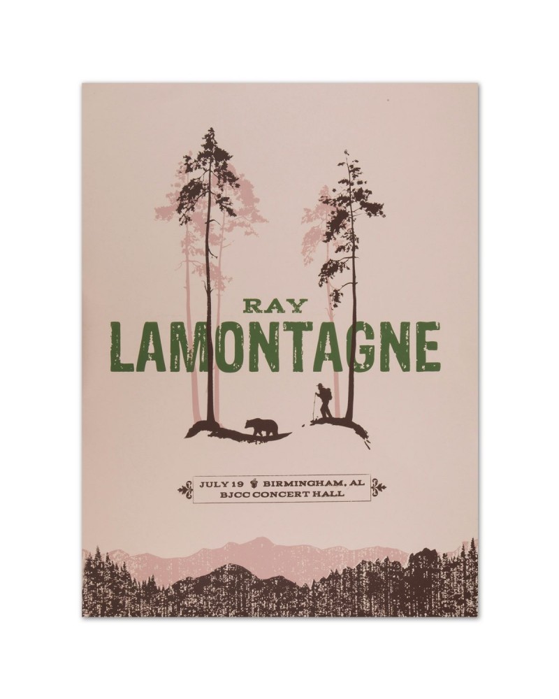 Ray LaMontagne 2014 Birmingham AL Event Poster $7.43 Decor