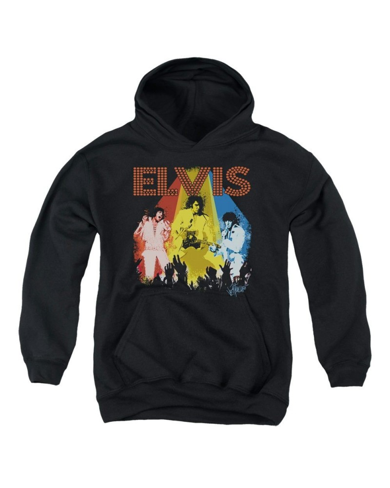 Elvis Presley Youth Hoodie | VEGAS REMEMBERED Pull-Over Sweatshirt $11.31 Sweatshirts