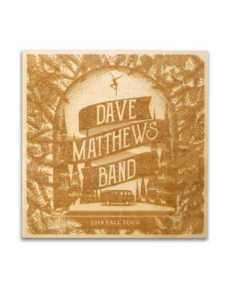 Dave Matthews Band 2018 Fall Tour Wooden Poster $23.00 Decor