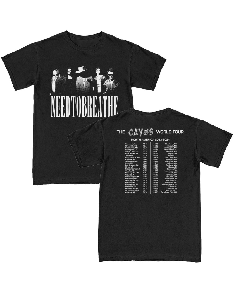 NEEDTOBREATHE Caves Official World Tour Tee $13.65 Shirts