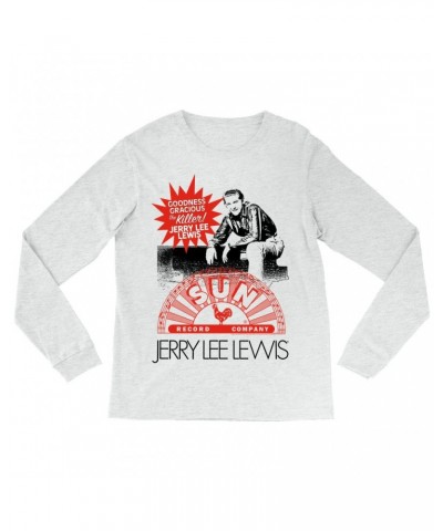 Jerry Lee Lewis Sun Records Long Sleeve Shirt | The Killer! Sun Records Shirt $14.08 Shirts