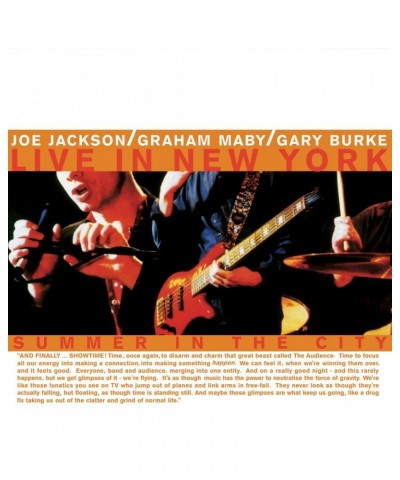 Joe Jackson Summer In The City: Live In New York Hy CD $15.26 CD