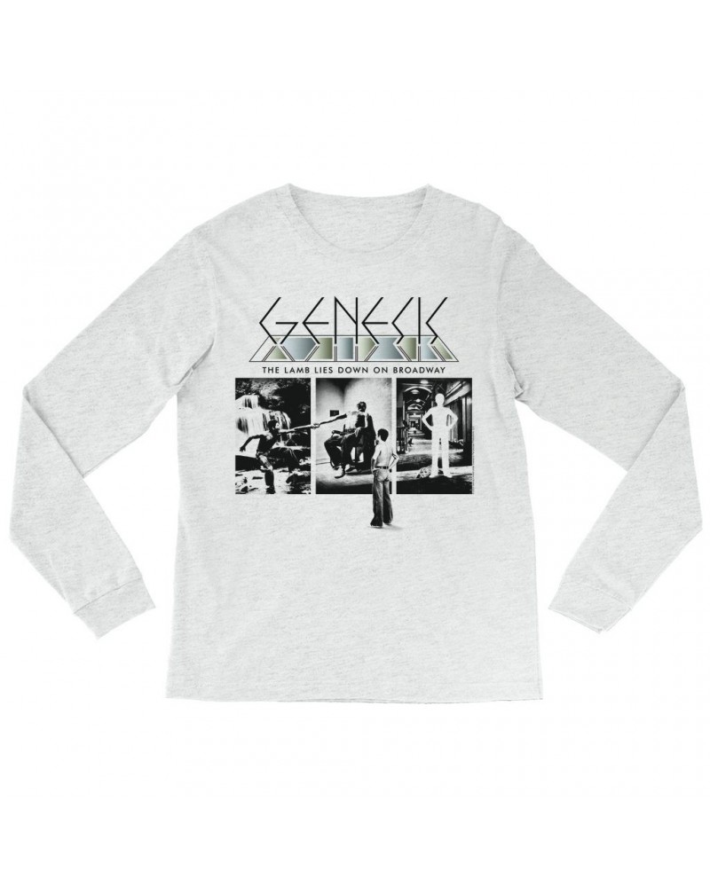 Genesis Long Sleeve Shirt | The Lamb Lies Down On Broadway Poster Shirt $9.88 Shirts