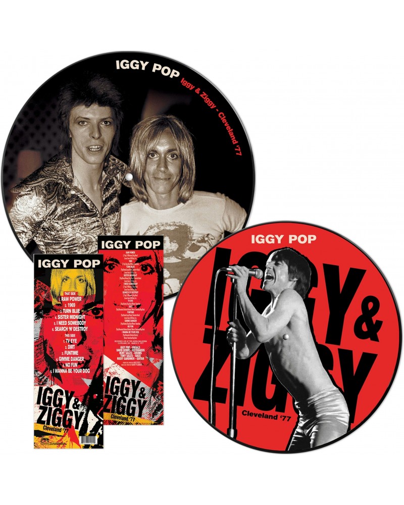 Iggy Pop Iggy & Ziggy Cleveland '77 Vinyl Record $15.41 Vinyl