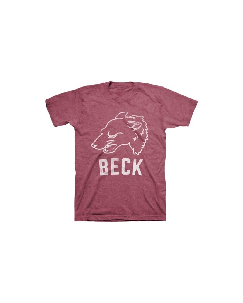 Beck Wolf Head Unisex Tee (Burgundy) $9.80 Shirts