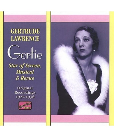 Gertrude Lawrence GERTIE CD $6.20 CD