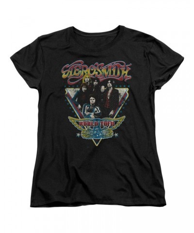 Aerosmith Women's Shirt | TRIANGLE STARS Ladies Tee $7.20 Shirts