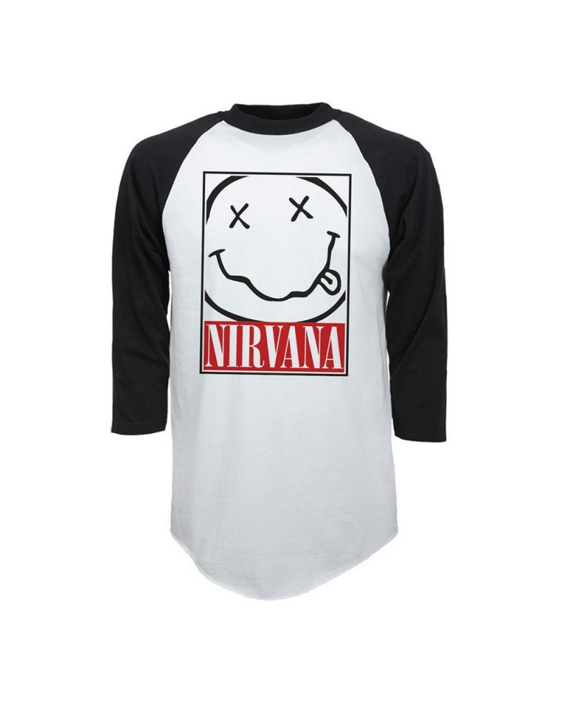 Nirvana "Box Smile" Raglan $8.99 Shirts