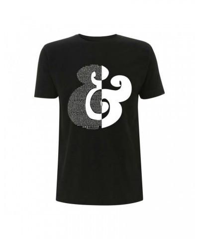 Amanda Palmer Ampersand Lyric T-Shirt - White Print - UNISEX $9.00 Shirts