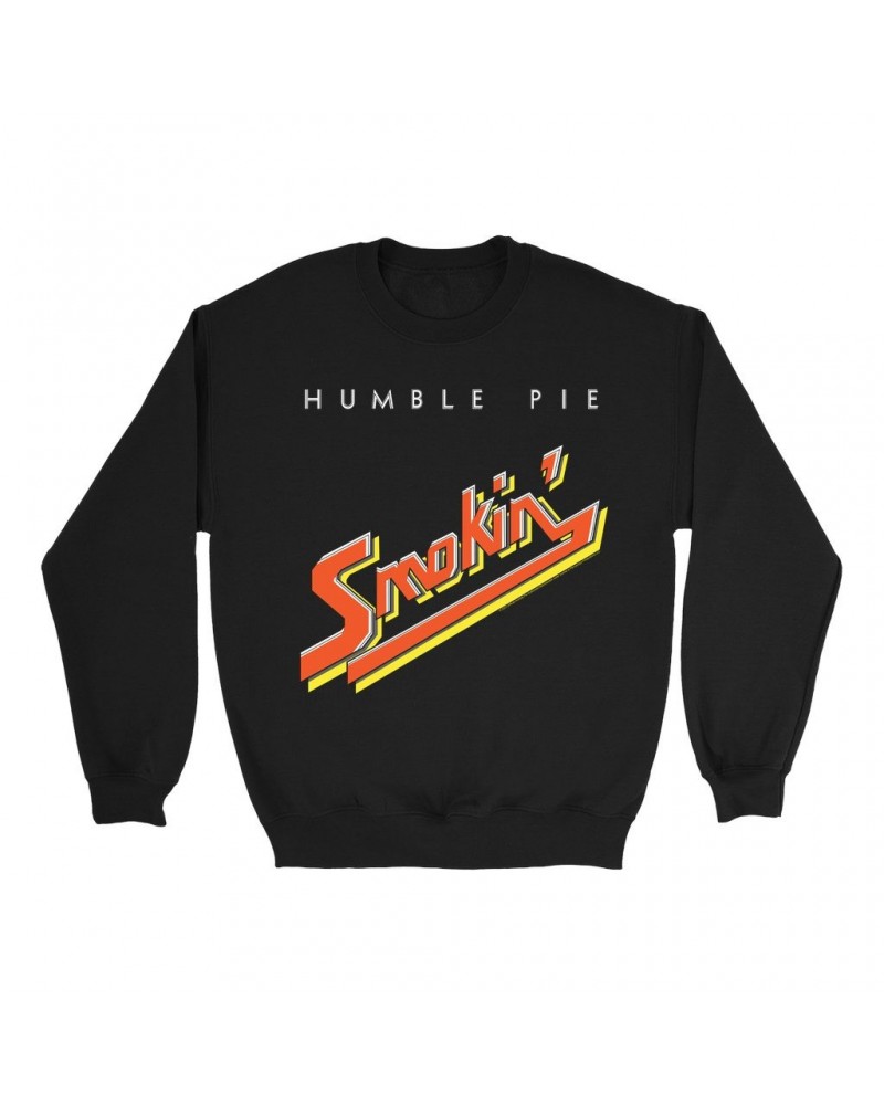 Humble Pie Sweatshirt | Smokin' Album Design Sweatshirt $13.28 Sweatshirts