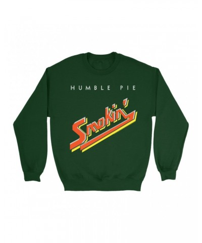 Humble Pie Sweatshirt | Smokin' Album Design Sweatshirt $13.28 Sweatshirts