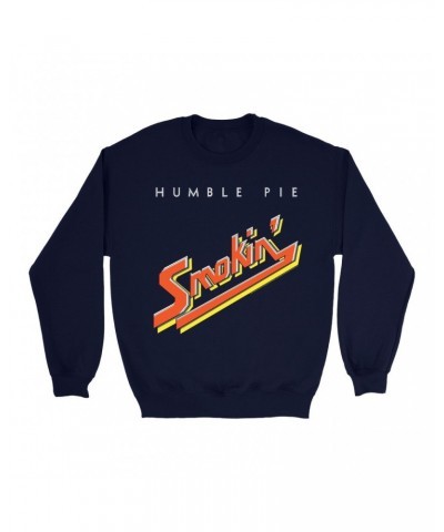 Humble Pie Sweatshirt | Smokin' Album Design Sweatshirt $13.28 Sweatshirts