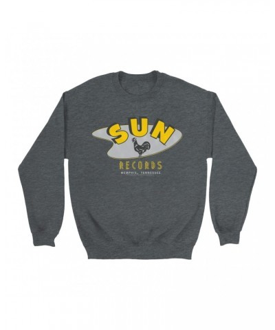 Sun Records Sweatshirt | Retro Boomerang Logo Sweatshirt $14.68 Sweatshirts