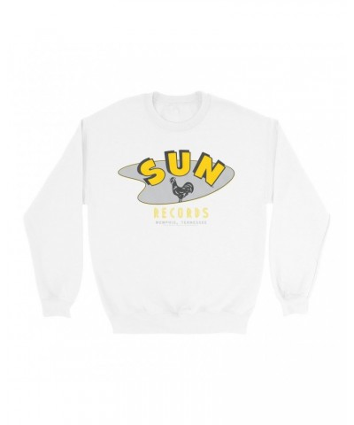 Sun Records Sweatshirt | Retro Boomerang Logo Sweatshirt $14.68 Sweatshirts