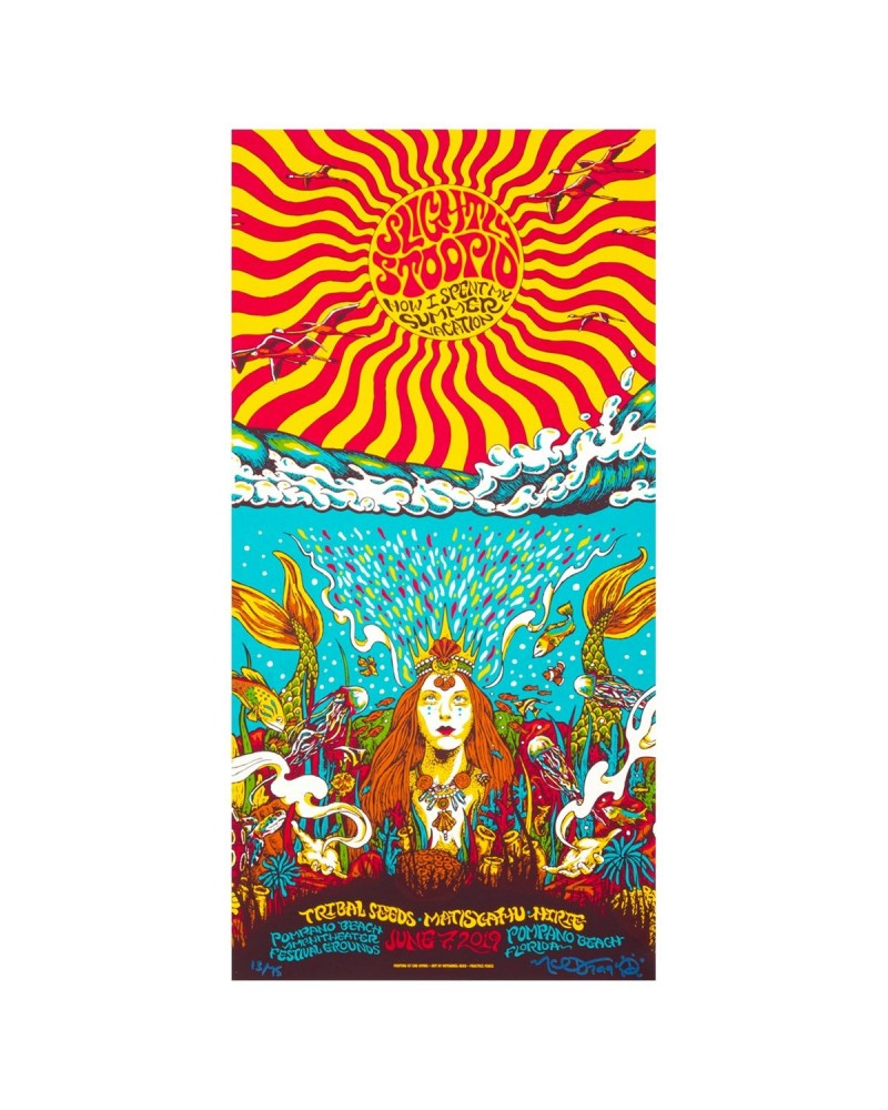 Slightly Stoopid Pompano FL 6.7.19 Show Poster $9.24 Decor