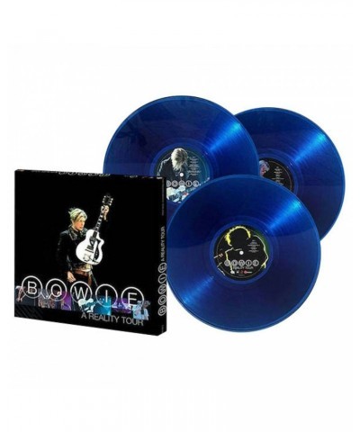 David Bowie A Reality Tour (180-Gram Translucent Blue/3LP) Vinyl Record $74.96 Vinyl