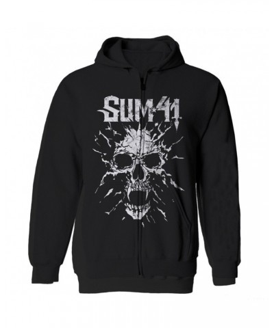 Sum 41 S41 Shattered Black Hoodie $18.00 Sweatshirts