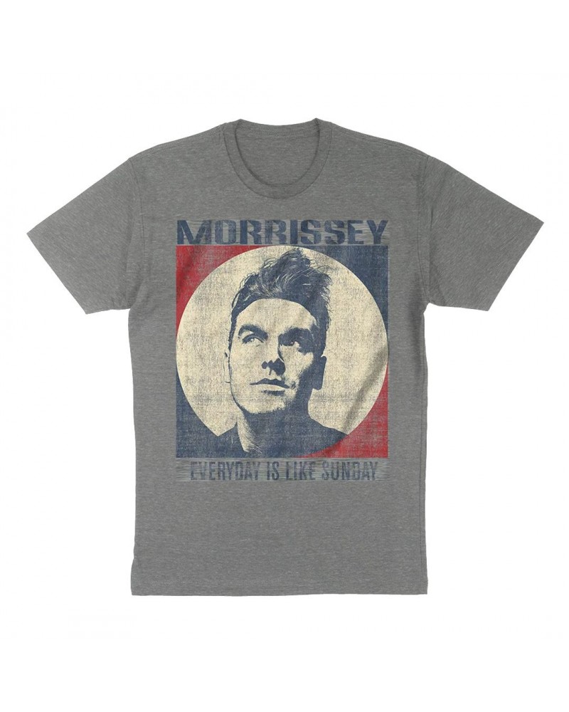 Morrissey "Circle Square" T-Shirt in Heather Grey $12.95 Shirts