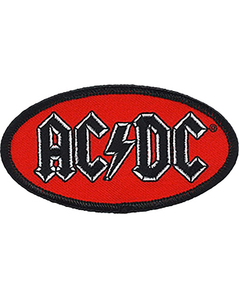 AC/DC Oval Logo 3.8"x2" Patch $2.80 Accessories