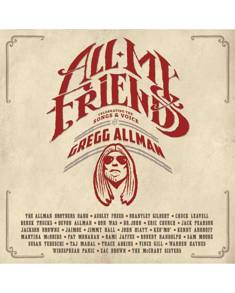 Gregg Allman All My Friends: Celebrating The Songs & Voice Of Gregg Allman (2 CD/DVD Combo) CD $11.02 CD