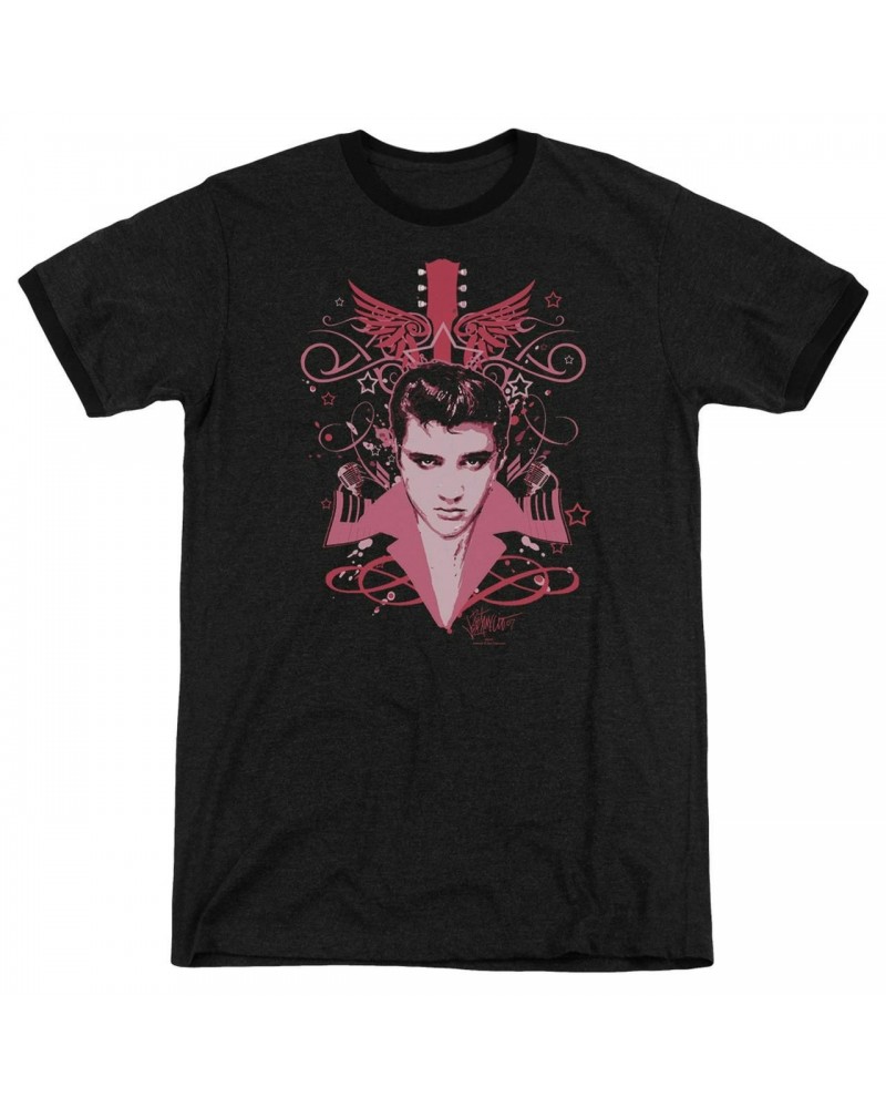 Elvis Presley Shirt | LETS FACE IT Premium Ringer Tee $7.92 Shirts