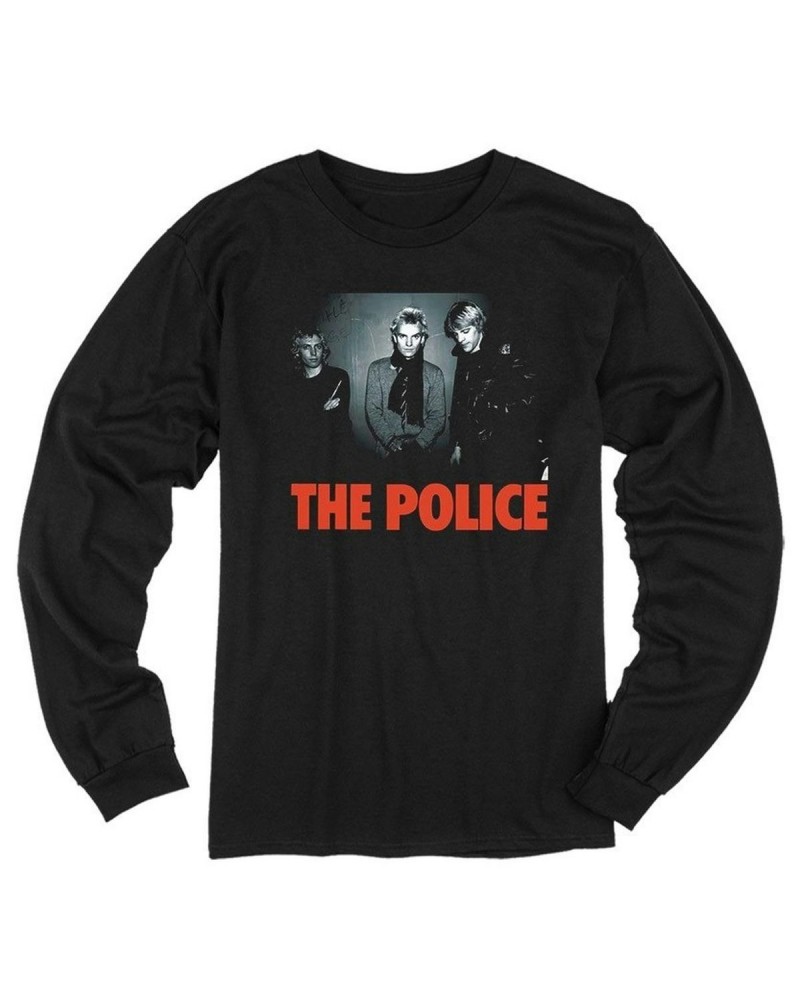 The Police Against The Wall Long Sleeve T-Shirt $13.30 Shirts