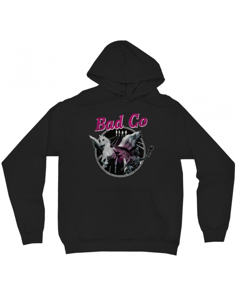 Bad Company Hoodie | In Space Pegasus Angel Distressed Hoodie $16.78 Sweatshirts