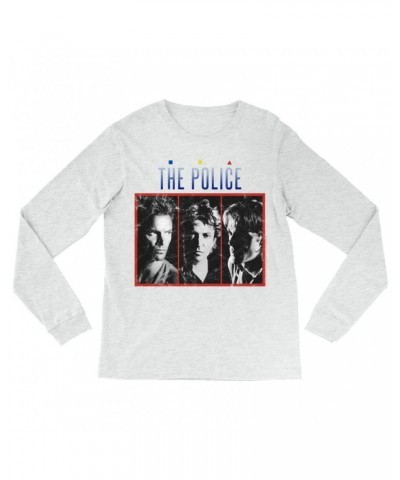 The Police Long Sleeve Shirt | The Singles Album Art Image Distressed Shirt $11.38 Shirts