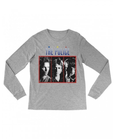 The Police Long Sleeve Shirt | The Singles Album Art Image Distressed Shirt $11.38 Shirts