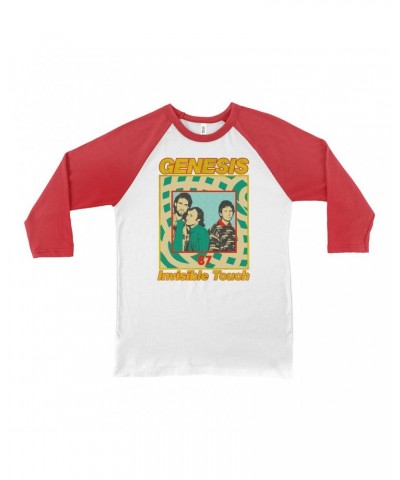 Genesis 3/4 Sleeve Baseball Tee | Invisible Touch '87 Retro Tour Image Shirt $11.98 Shirts