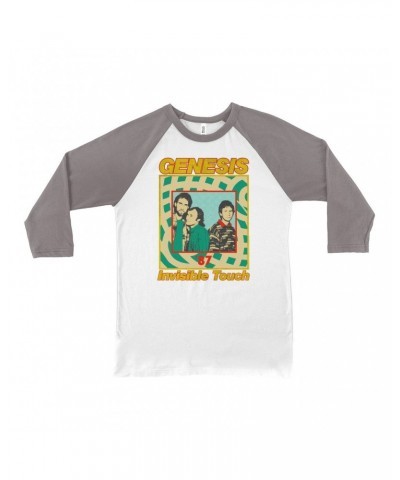 Genesis 3/4 Sleeve Baseball Tee | Invisible Touch '87 Retro Tour Image Shirt $11.98 Shirts