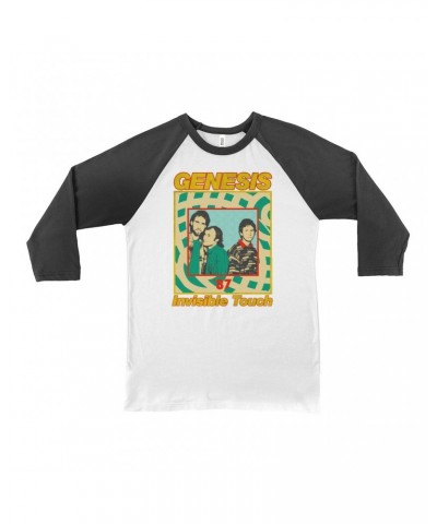 Genesis 3/4 Sleeve Baseball Tee | Invisible Touch '87 Retro Tour Image Shirt $11.98 Shirts