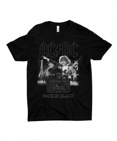 AC/DC T-Shirt | Back In Black Concert Collage Shirt $9.48 Shirts