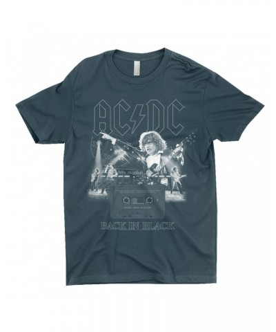 AC/DC T-Shirt | Back In Black Concert Collage Shirt $9.48 Shirts