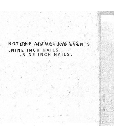 Nine Inch Nails NOT THE ACTUAL EVENTS Vinyl Record $11.22 Vinyl