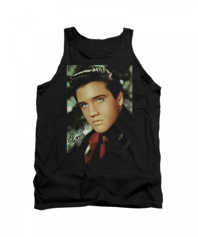 Elvis Presley Tank Top | RED SCARF Sleeveless Shirt $6.48 Shirts