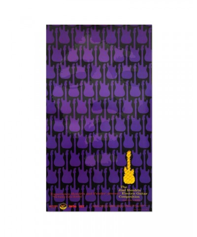 Jimi Hendrix 1996 Jimi Hendrix Electric Guitar Competition Poster $1.99 Decor