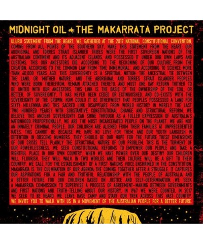 Midnight Oil MAKARRATA PROJECT CD $8.10 CD