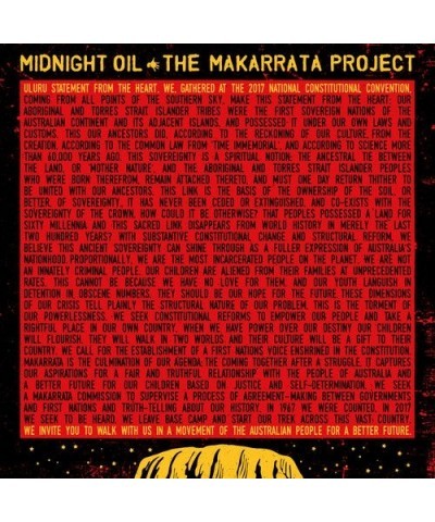 Midnight Oil MAKARRATA PROJECT CD $8.10 CD