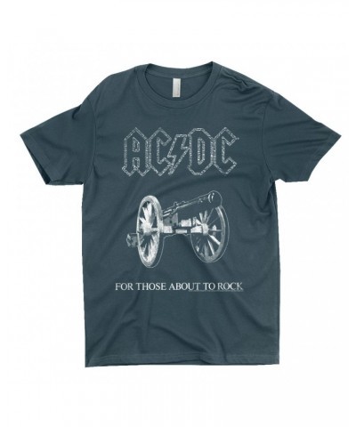 AC/DC T-Shirt | For Those About To Rock Black And White Image Shirt $11.73 Shirts