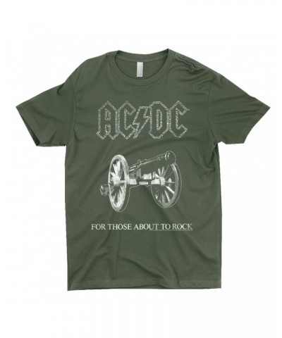 AC/DC T-Shirt | For Those About To Rock Black And White Image Shirt $11.73 Shirts