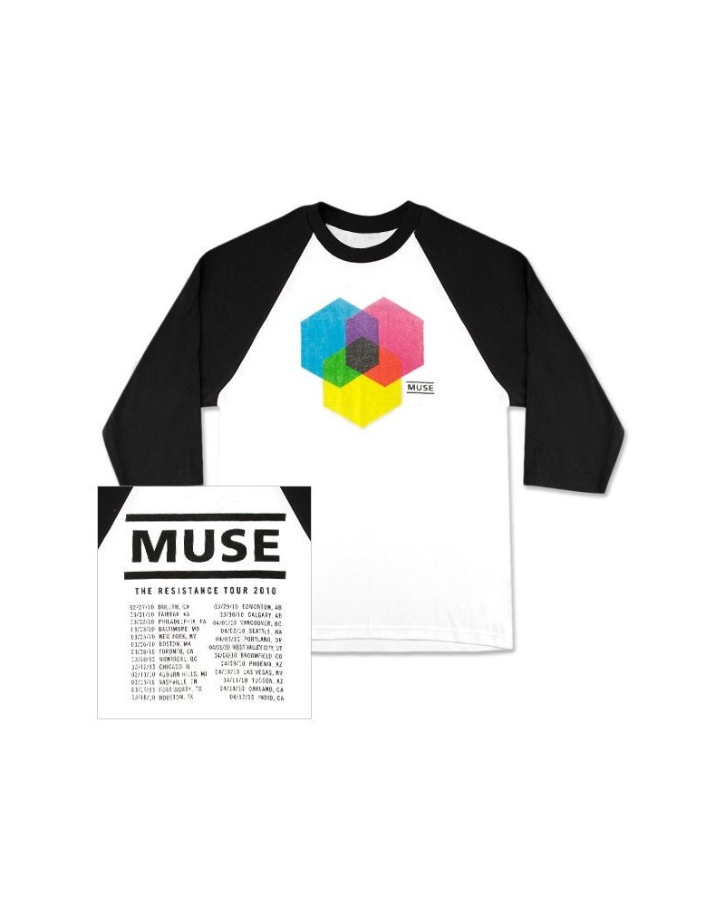 Muse 3/4 Sleeve Exosynthesis DateBack Raglan $13.50 Shirts