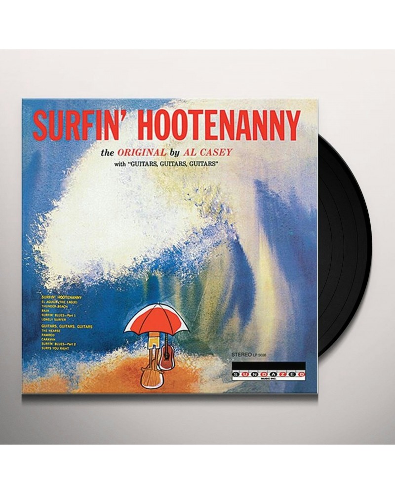 Al Casey SURFIN HOOTENANNY Vinyl Record $9.67 Vinyl